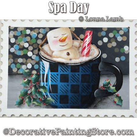 Spa Day Painting Pattern w/Video - Lonna Lamb